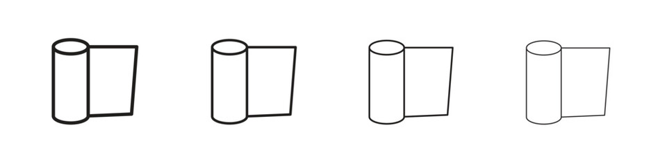 Gauze icon. Simple graphic element set