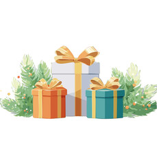 Christmas vectors presents
