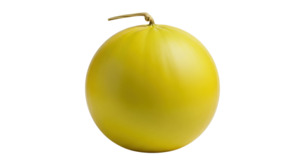 Isolated honeydew melon, vibrant and refreshing, for healthy eating promotions and summer themes