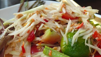  Spicy Thai Style Papaya Salad