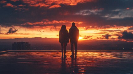 Captivating Evening Sky: Hyper-Realistic Sunset