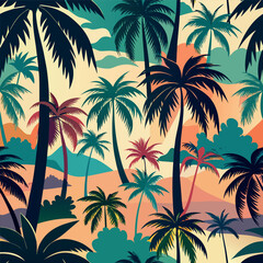 palm trees background