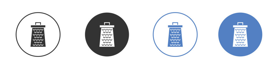 Cheese grater icon pictogram set. Vector icon designs