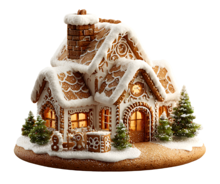 PNG Gingerbread house gingerbread cookie food.