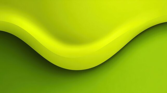 Abstract green wave background with smooth curves and vibrant colors suitable for digital design, wallpapers, or creative projects showcasing nature themes.