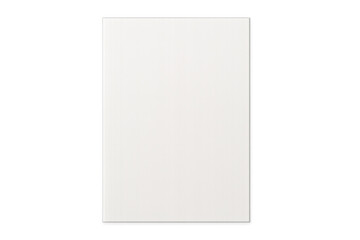 Fototapeta premium White blank paper sheet with subtle texture. Clean document, empty space or mockup template against a transparent background