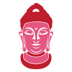 Buddha Head Illustration