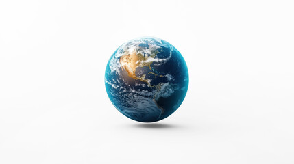 Fototapeta premium Planet Earth on Transparent Background