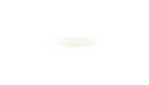 Bright swirling nebula cloud of cosmic dust and gas isolated on transparent background