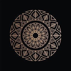 Beautiful Mandala Design Illustration.