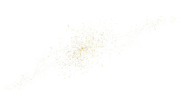 Abstract glowing network of interconnected lines and dots in yellow and white isolated on transparent background - Powered by Adobe