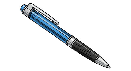 Sleek Blue Pen for Writing and Office Use