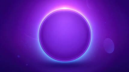 Obraz premium Elegant and Modern Purple Sphere Design with Light Effects for Abstract Backgrounds and Creative Projects