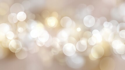 Obraz premium Soft Focus Background with Gold and White Bokeh Light in Bright Atmosphere for Creative Projects, Events, and Celebrations