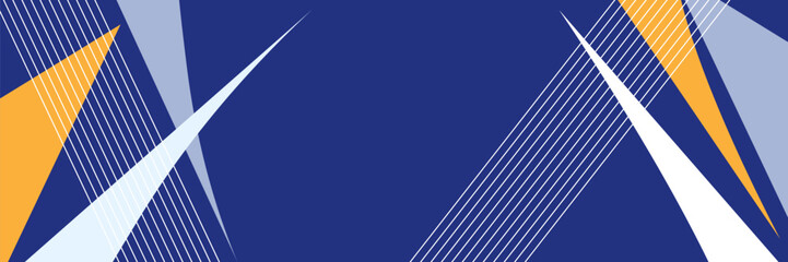 Bright navy blue dynamic abstract vector background with diagonal lines