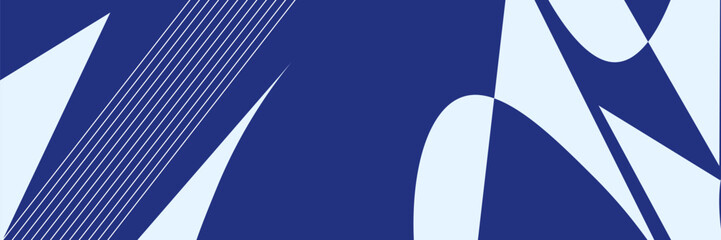 Bright navy blue dynamic abstract vector background with diagonal lines