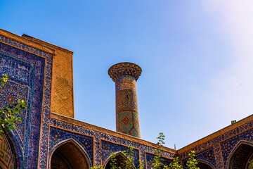 Samarkand, Uzbekistan - Sep 09, 2025:  The Gūr-i Amīr or Guri Amir is a mausoleum of the...