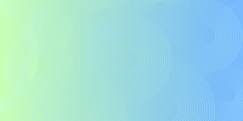 Minimalist banner background pastel colorful blue and white gradations. Circle effect style illustration modern art. geometry shine and layer element vector for presentation. vector illustration. 