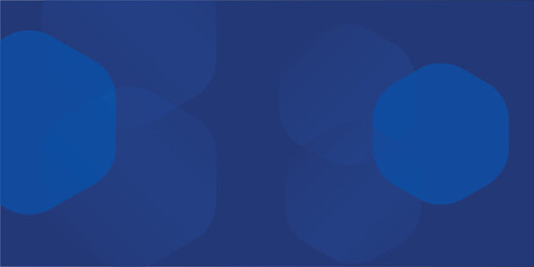 Modern abstract blue background with glowing geometric lines. Blue gradient hexagon shape design. Futuristic technology concept.