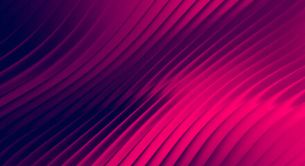 Fototapeta premium Abstract background with flowing lines and curves in vibrant pink and deep purple, creating a sense of movement and depth, perfect for digital art and design