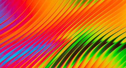 Vibrant abstract background with swirling lines of rainbow colors, creating a dynamic and energetic visual effect with a sense of movement and depth