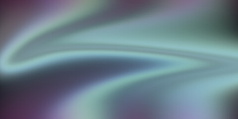 Abstract northern lights effect overlay with colorful glowing waves on a transparent background
