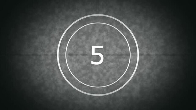 Vintage Film Leader Countdown