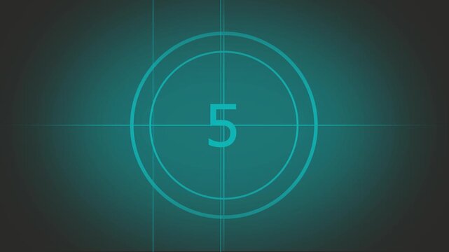 Vintage Film Leader Countdown