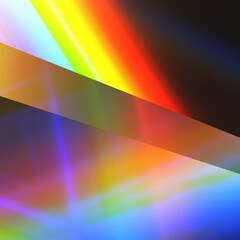 Abstract Light Reflection Spectrum Background With Diagonal Lines