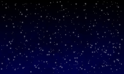 Modern background starry night sky in darkness. Modern abstract background suitable for posters, cards, banners, backgrounds, brochures, covers, wallpapers, and web