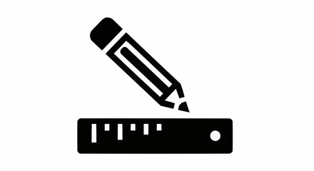 Creative process design blueprint sketching with pencil and ruler, symbolizing innovation and precision for business planning and development.