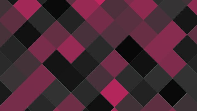 Abstract background with a geometric pattern of pink gray and black colored squares design
