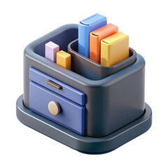 Organizer office stationery desk supplies container drawer storage