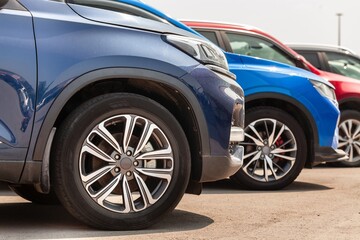 View many new cars. Automobile market production