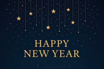 Naklejka premium Elegant New Year celebration illustration background