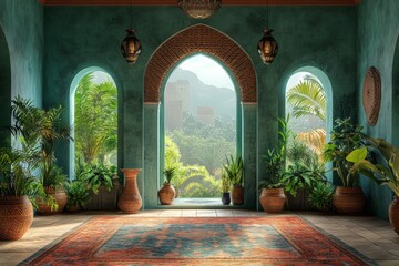 Exotic Living Space With Moroccan Vibes