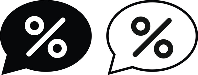 Discount Icon Set. Price Cut and Shopping Deal. Percentage Off and Best Price Label sign. combining the financial action with the visual marker
