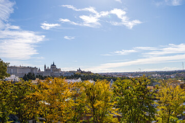 autumn landscape in the city