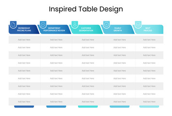 A modern presentation table with a stylish spotlight that combines elegance and practicality. Its unique design draws attention to important features.