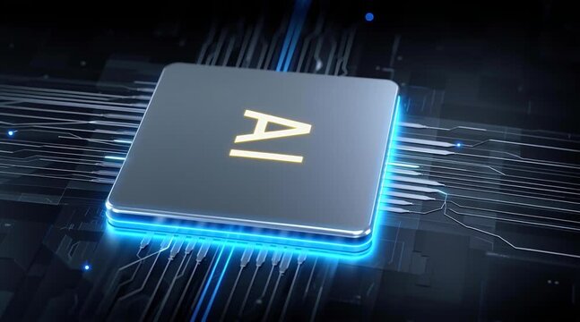 Computer chip with z logo for advanced technology processing microprocessor featuring z emblem essential for modern computing