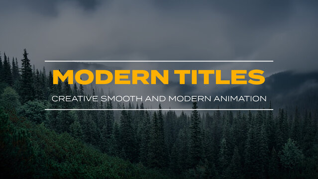 Creative Simple Title Animations Vol.01