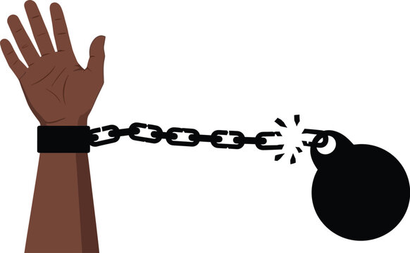 Celebrate freedom and the abolition of slavery with this powerful design, perfect for campaigns, awareness, and educational materials that demand attention - Powered by Adobe