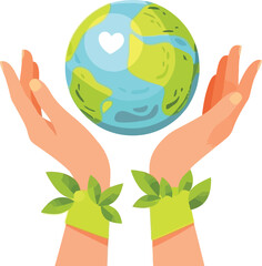 Celebrate World Environment Day by embracing our beautiful Earth with love and care, promoting sustainability and conservation for a greener future