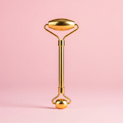 Luxurious Gold Facial Roller for Radiant Skin and Rejuvenation