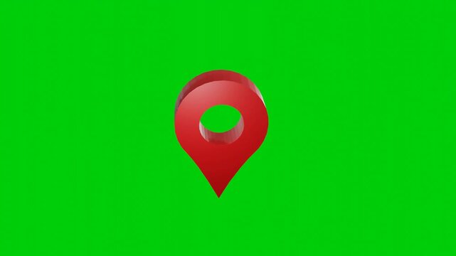 3d pin map animation for any purpose