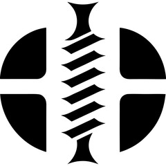 Illustration of horizontal lines and arrow shapes on transparent background silhouette