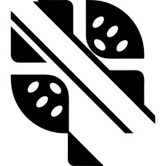 A completely blank white space with nothing visible on transparent background silhouette