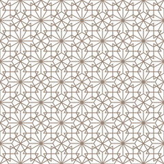 Seamless abstract geometric pattern in Arabic style