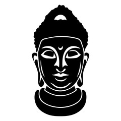 Buddha Head Illustration
