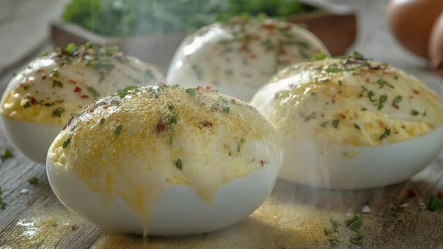 Delicious Deviled Eggs - A Culinary Delight for Any Occasion.
